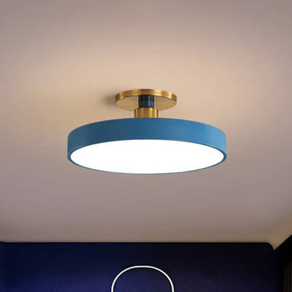 Nowoczesna lampa sufitowa LED z akrylu, wpuszczana, minimalistyczna dekoracja do sypialni.