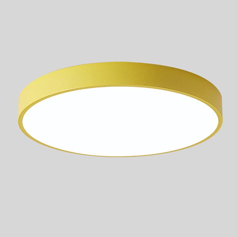 Uniwersalna, okrągła lampa sufitowa LED. Skandynawski minimalizm do kuchni, salonu, przedpokoju.