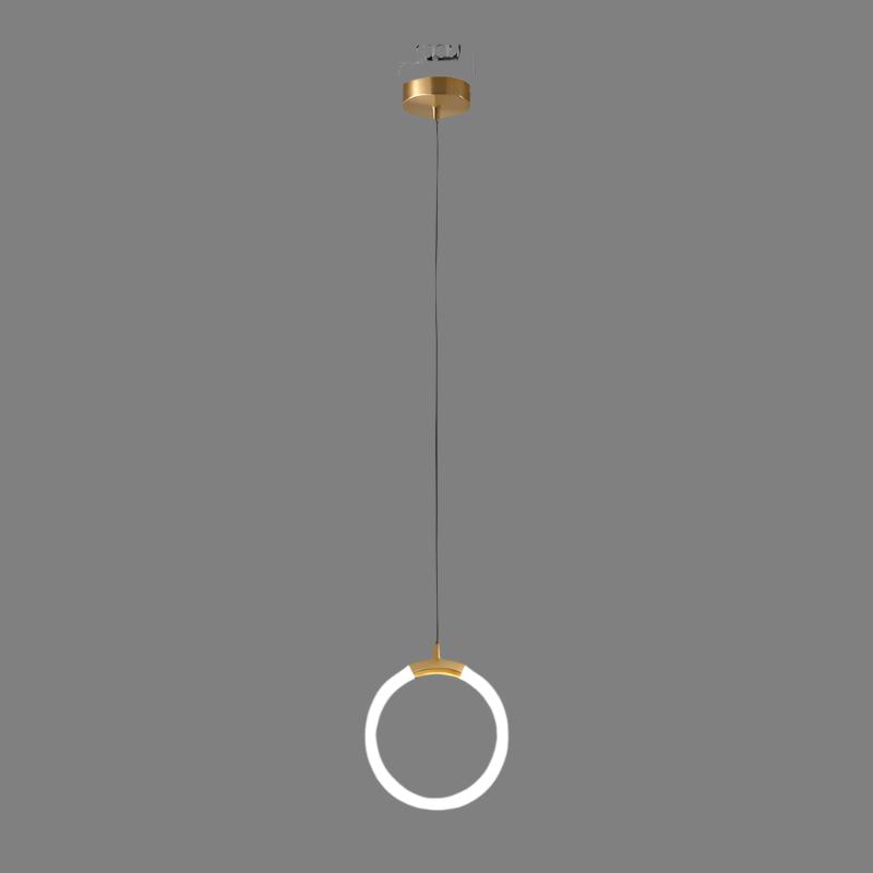 Minimalizm i elegancja: złota lampa wisząca do nowoczesnych domów