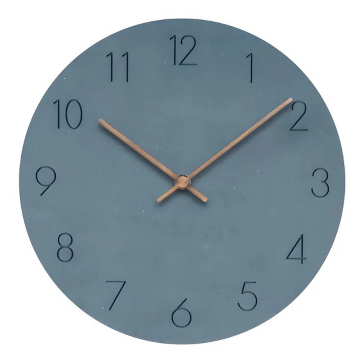 Elegancki drewniany zegar ścienny. Minimalistyczny styl, cichy mechanizm. Idealny do nowoczesnego domu.