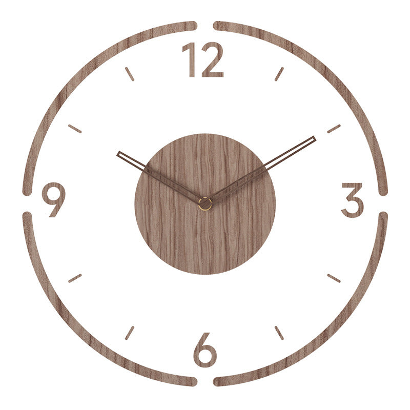 Elegancki, nowoczesny zegar ścienny, skandynawski design, idealna dekoracja do minimalistycznego wnętrza.
