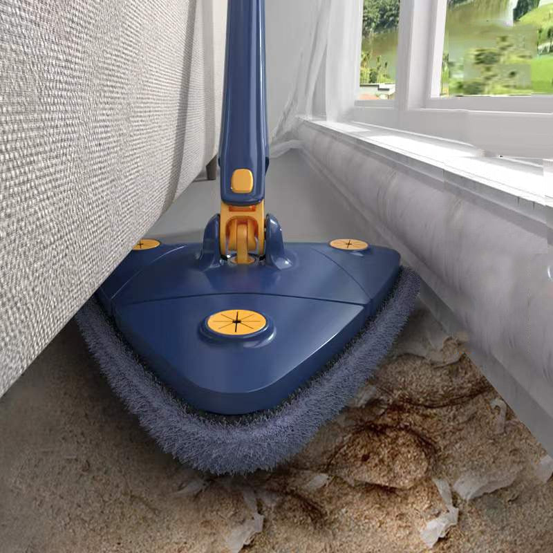 Ergonomiczny mop obrotowy 360° ułatwia sprzątanie pod meblami i w ciasnych kątach.