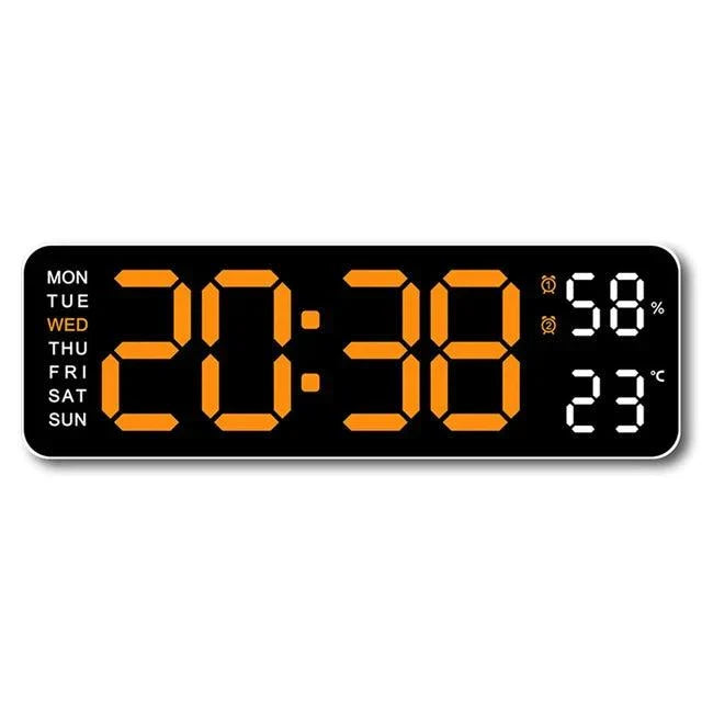 Praktyczny budzik cyfrowy z USB, idealny do sypialni lub biura. Elektroniczny zegar z termometrem i dużym wyświetlaczem.