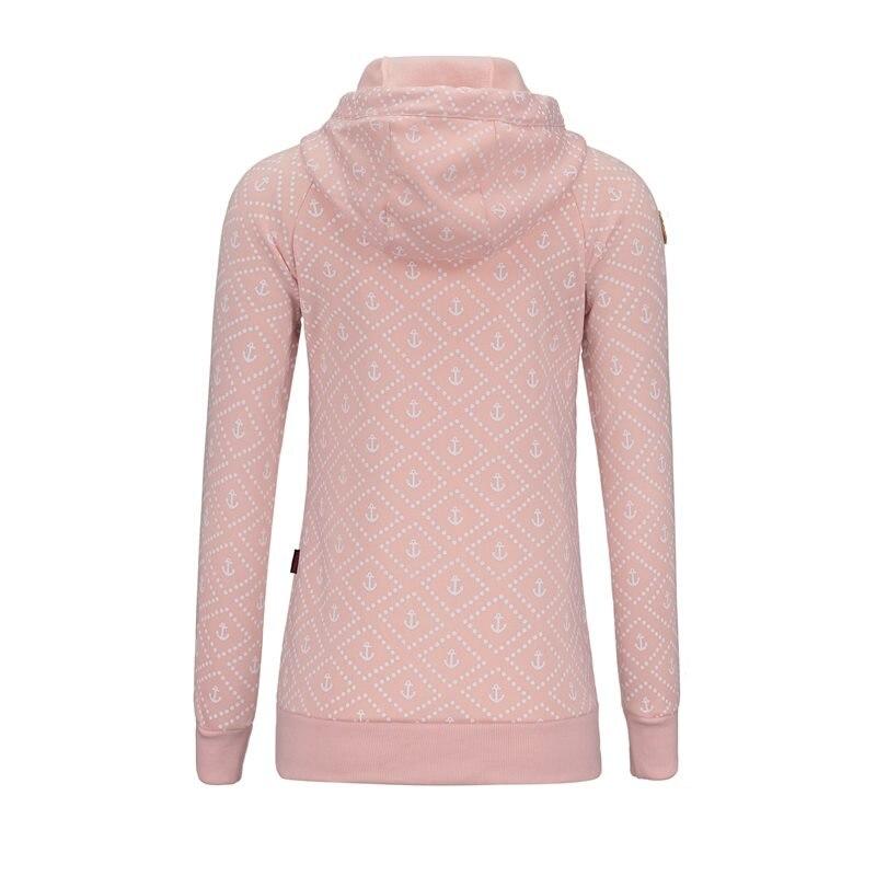 Casualowa bluza damska nierozpinana, granatowa, z unikalnym motywem kotwicy. Marynistyczny styl na co dzień.
