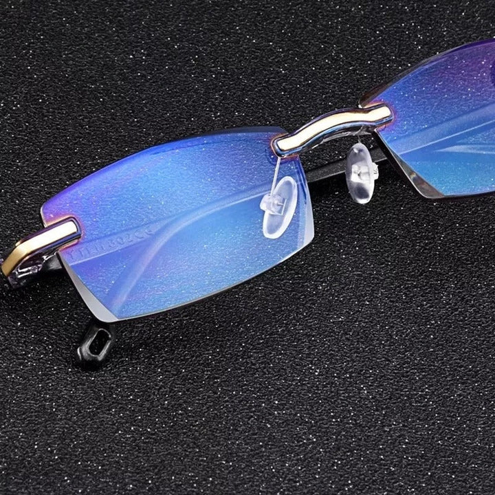 Eleganckie okulary korekcyjne unisex do czytania, niezniszczalne, modne akcesorium wspierające optykę.