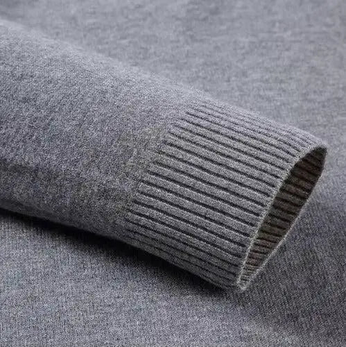 Ciepły sweter męski z golfem w casualowym stylu idealny na zimę