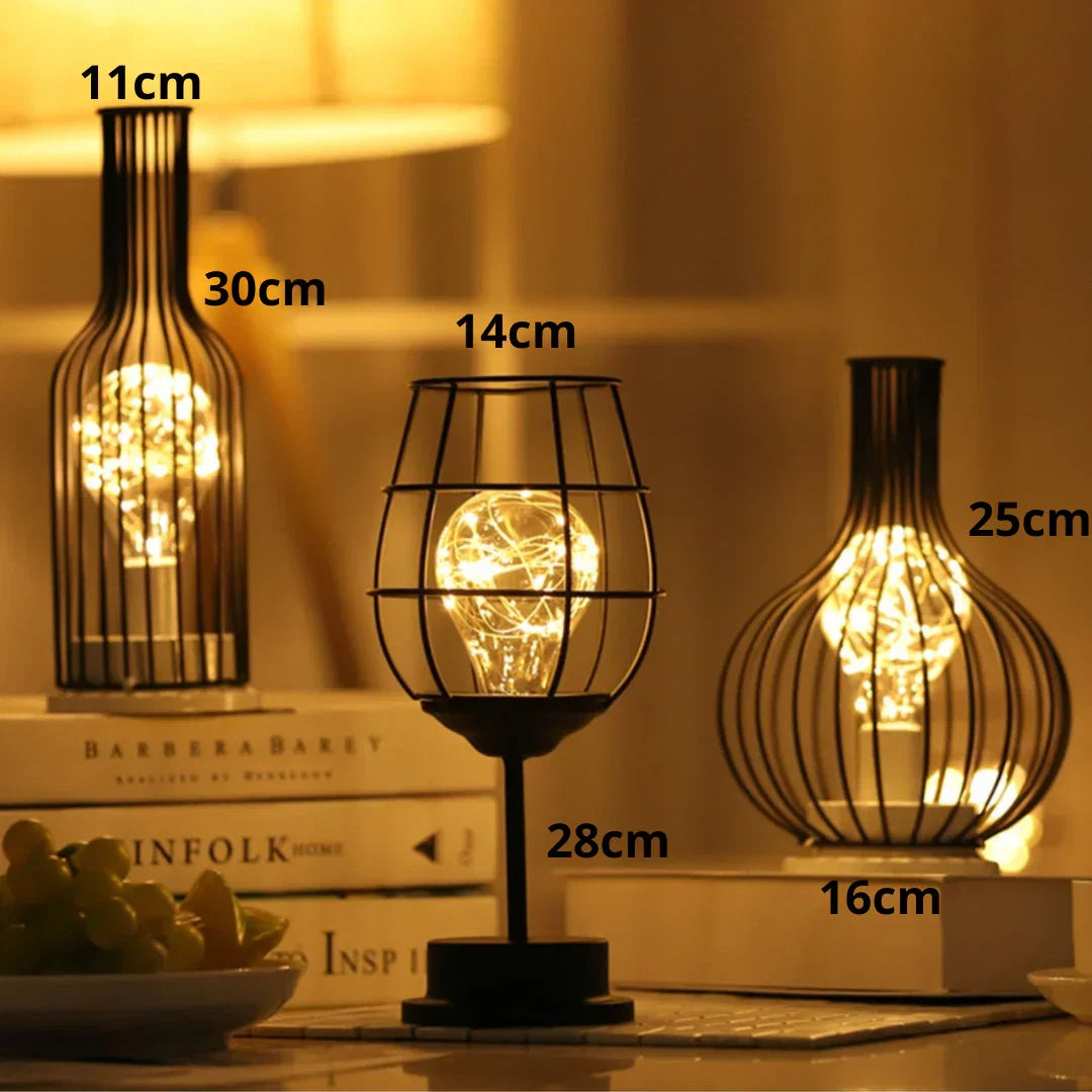 Elegancka bezprzewodowa lampka LED, tworząca nastrój. Idealna jako dekoracyjne oświetlenie stołowe w nowoczesnym wnętrzu.