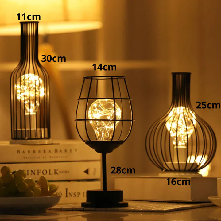 Elegancka bezprzewodowa lampka LED, tworząca nastrój. Idealna jako dekoracyjne oświetlenie stołowe w nowoczesnym wnętrzu.