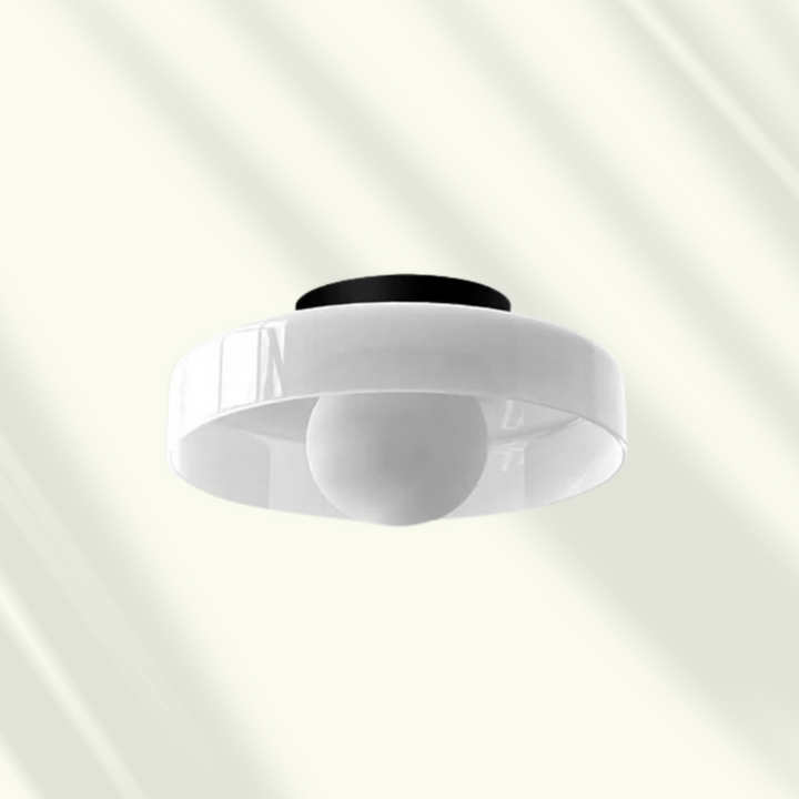 Stylowa lampa sufitowa LED, ściemniana. Nowoczesna dekoracja wnętrz, oświetlenie do salonu, sypialni.