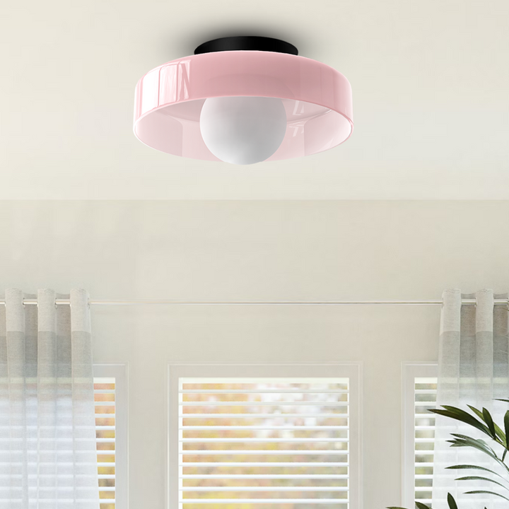 Lampa sufitowa LED szklana, nowoczesne oświetlenie do domu. Ściemniana, tworzy wyjątkową atmosferę.