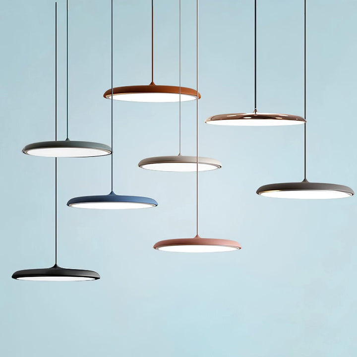 Designerskie oświetlenie sufitowe LED, nowoczesna lampa do salonu lub jadalni.