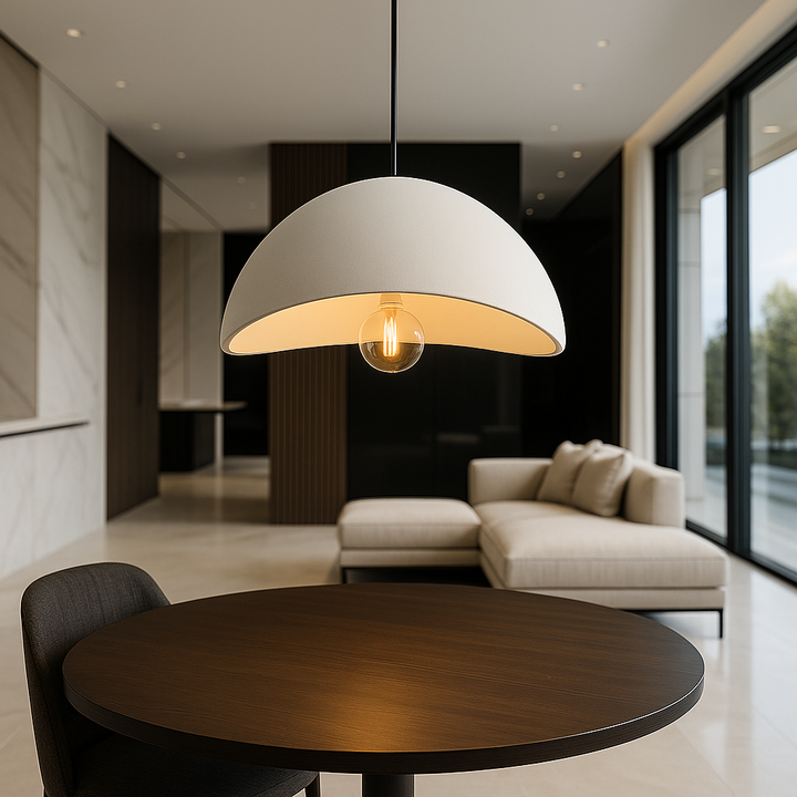 Nowoczesny design lampy sufitowej. Oświetlenie do salonu, sypialni i biura. Home decor.