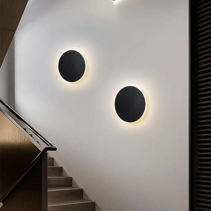Designerska lampa ścienna LED, kulista, z efektem połysku, nowoczesne oświetlenie wnętrz do sypialni.