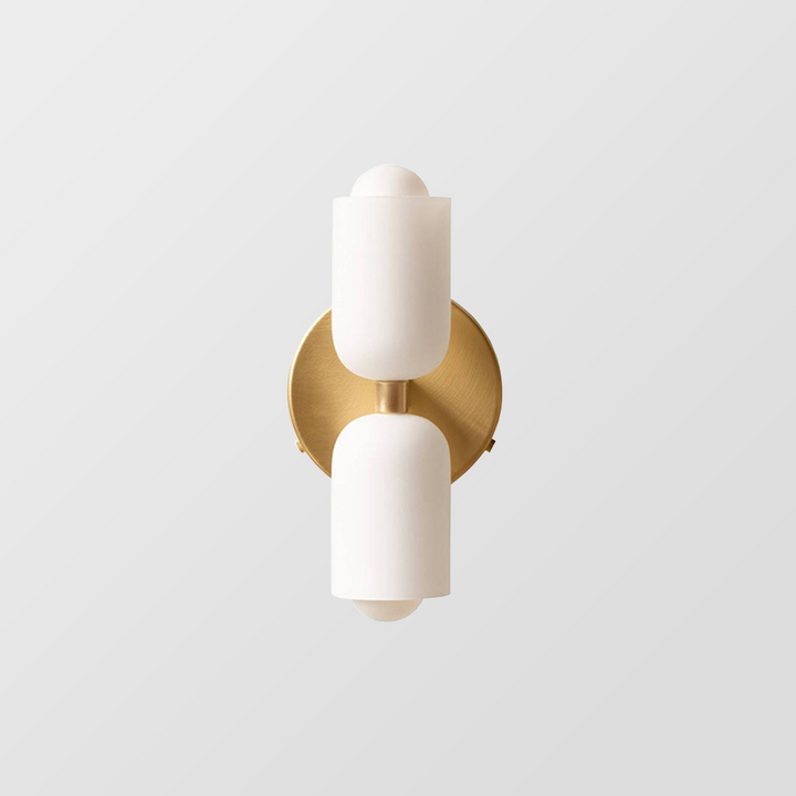 Lampa ścienna LED, minimalistyczny design, oświetlenie góra-dół do salonu i przedpokoju.