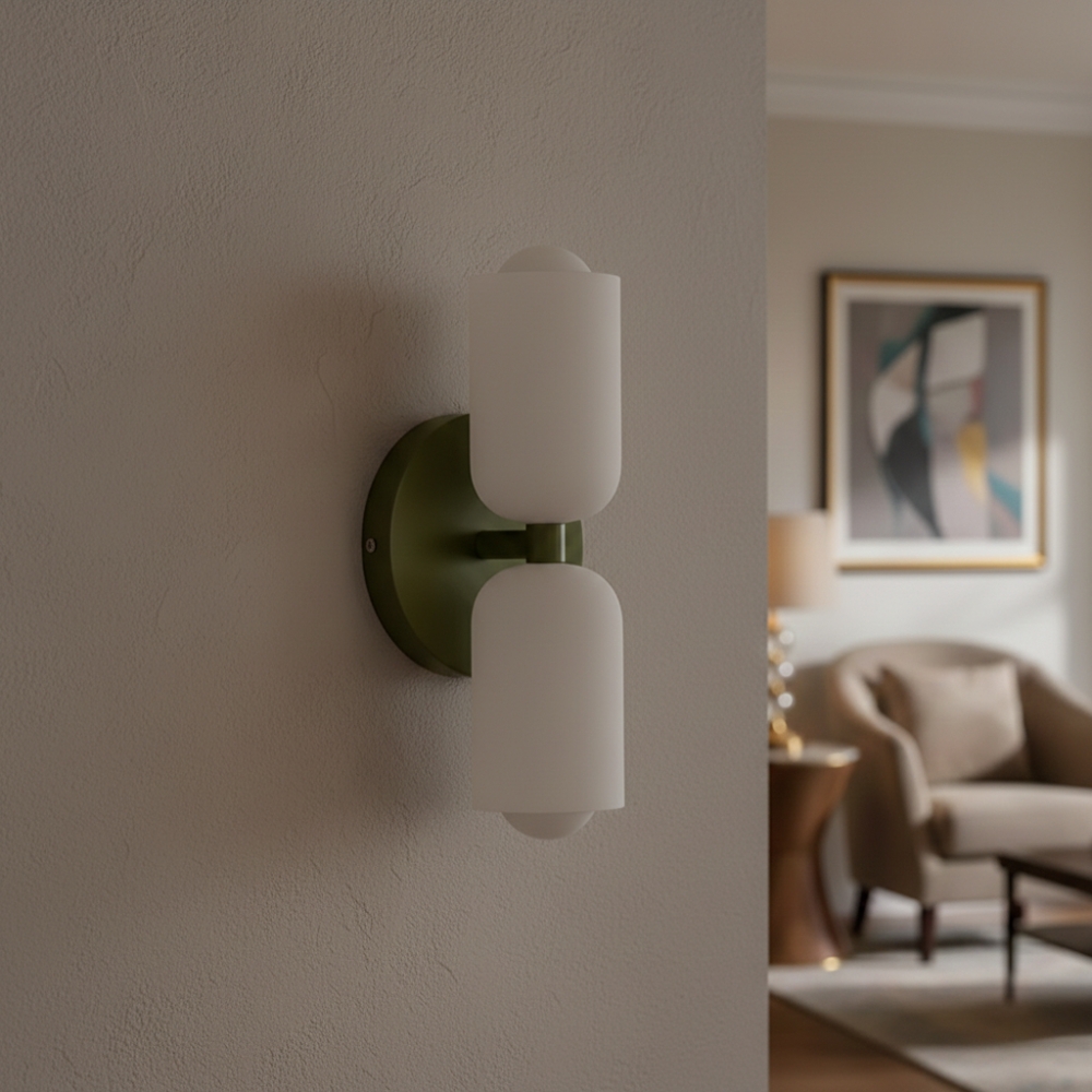 Nowoczesna lampa ścienna LED, energooszczędne światło góra-dół, do każdego stylu wnętrza.