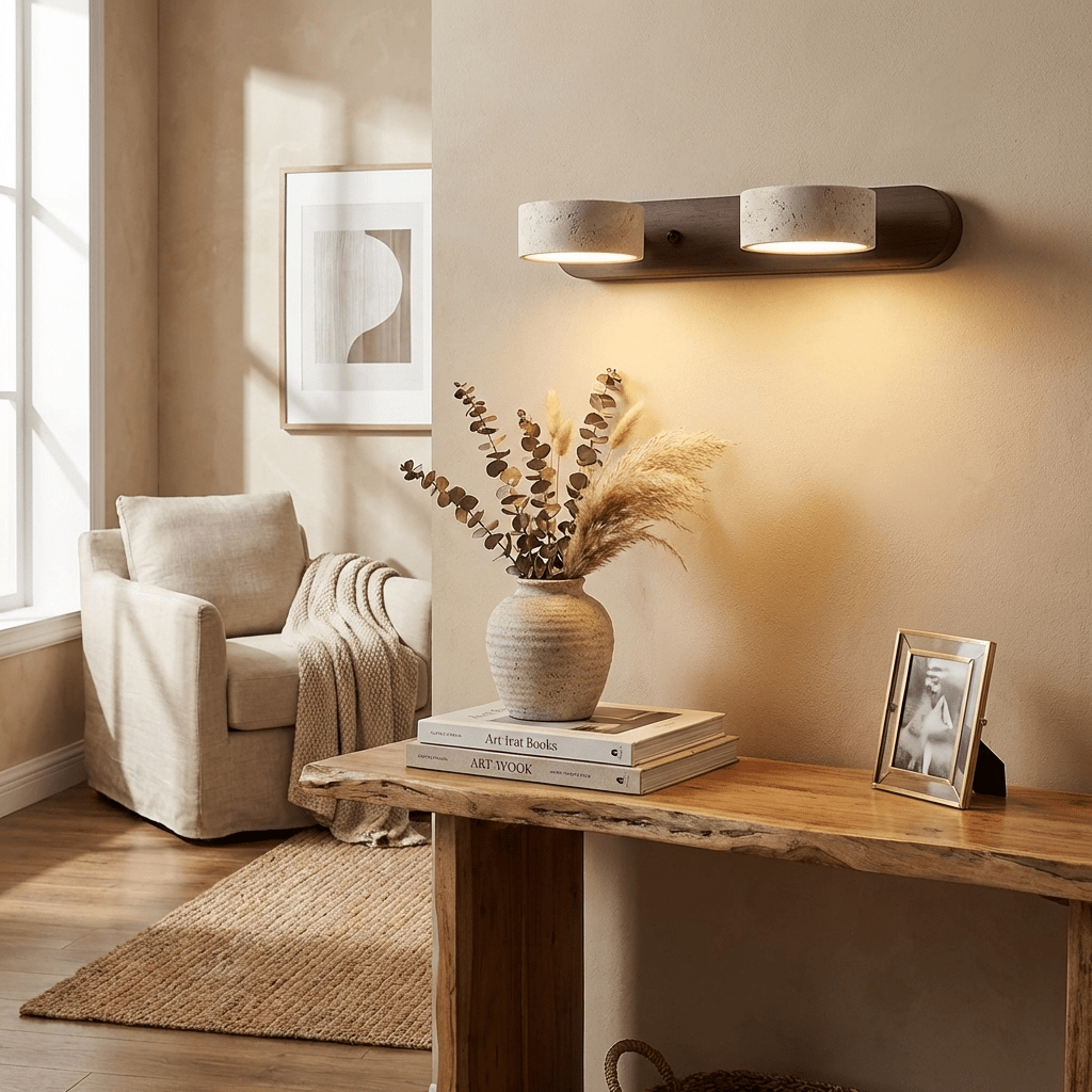 Lampa ścienna LED energooszczędna, punktowe oświetlenie do korytarza.