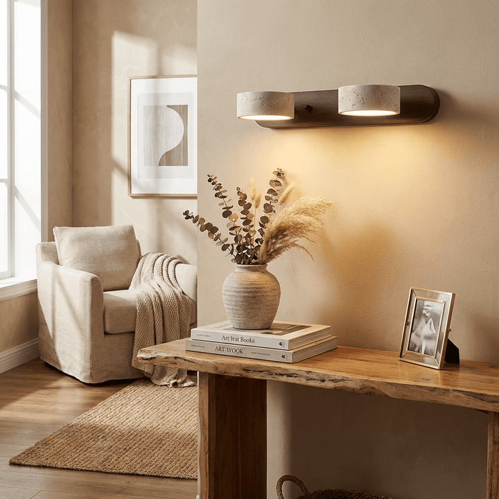 Lampa ścienna LED energooszczędna, punktowe oświetlenie do korytarza.