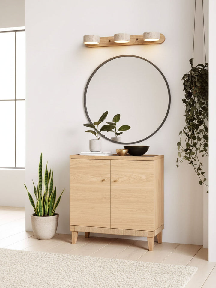 Wielopunktowa lampa ścienna LED, precyzyjne oświetlenie obszarów.