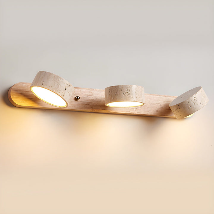 Lampa ścienna LED wielopunktowa, do oświetlania galerii.