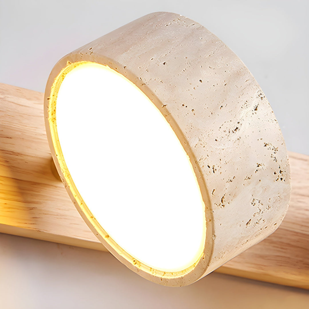 Dekoracyjna lampa LED ścienna, stylowe oświetlenie do jadalni.