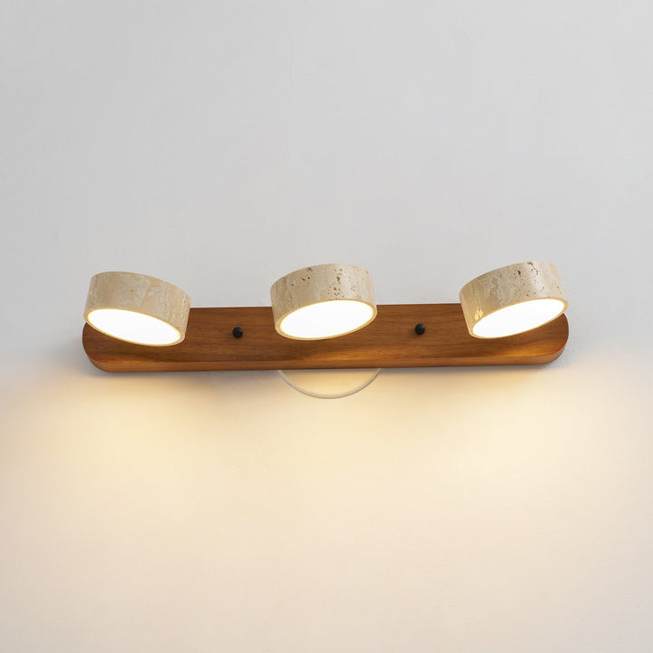 Lampa ścienna LED wielopunktowa, do nowoczesnych biur.