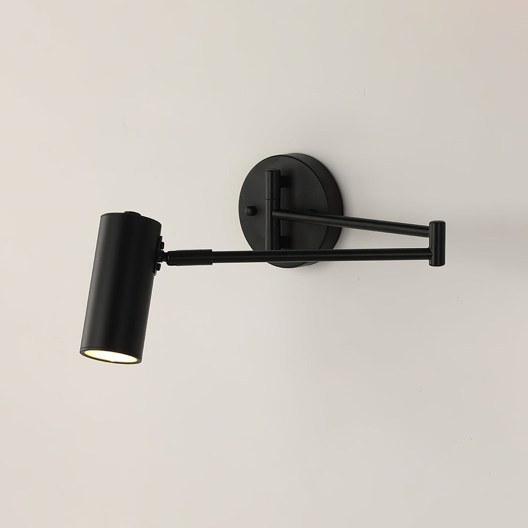Lampa ścienna LED z mosiądzu, regulowana, idealna jako dekoracja do domu.
