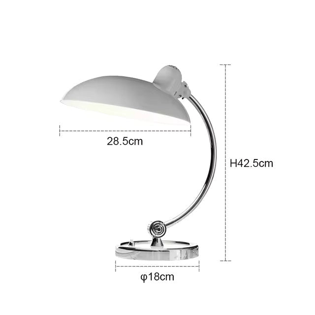 Nowoczesna lampa stołowa Bauhaus do sypialni i gabinetu, funkcjonalny design.