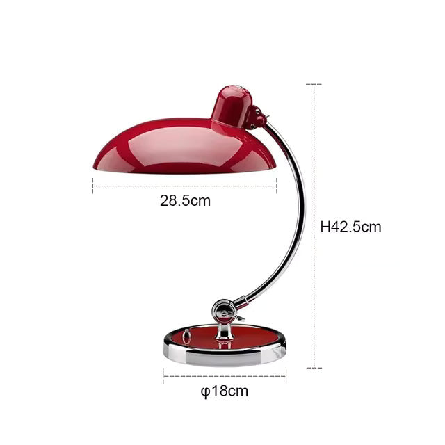 Lampa stołowa Bauhaus z 3-kolorowym światłem, idealna do salonu i sypialni.
