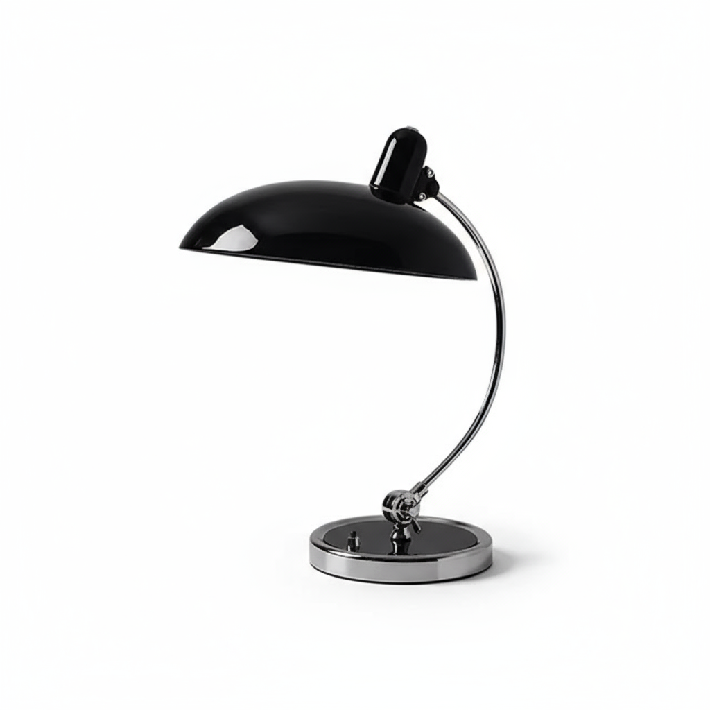 Designerska lampa biurkowa Bauhaus, 3 barwy światła, stylowe rozwiązanie.