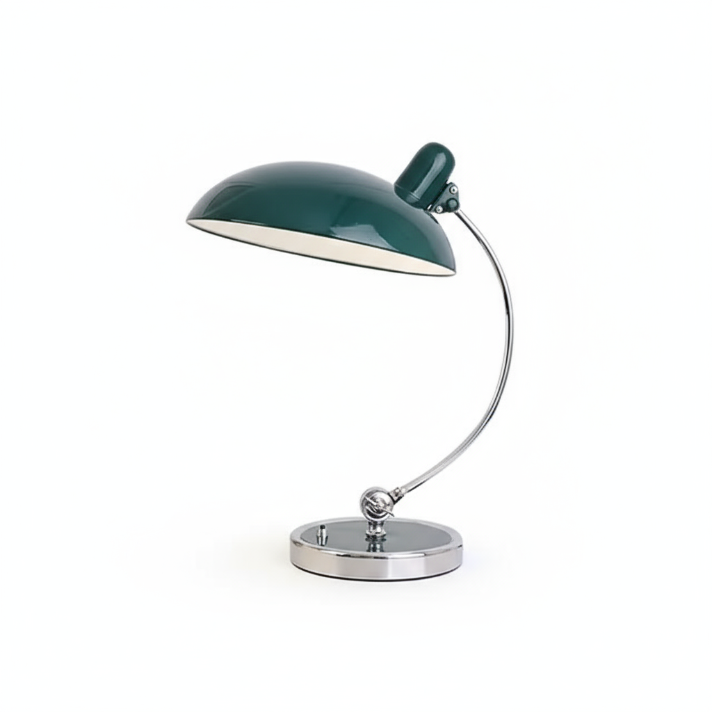 Lampa stołowa Bauhaus, klasyk designu, do salonu i sypialni, trwałe materiały.