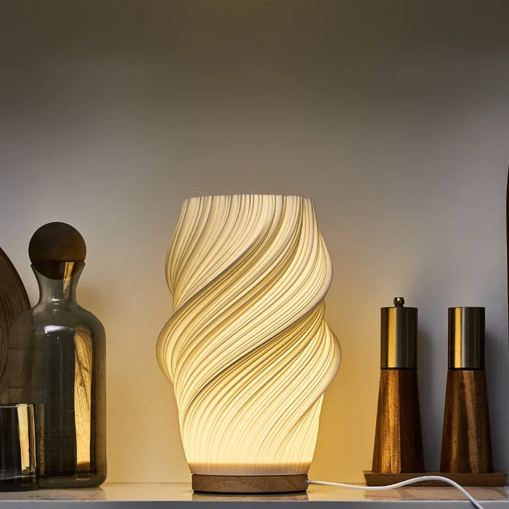 Minimalistyczna lampa stołowa LED, nowoczesne oświetlenie dekoracyjne do domu, salonu.