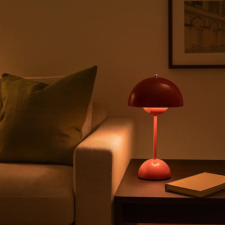 Lampa stołowa LED z dotykową regulacją jasności (3 poziomy), energooszczędna, do sypialni i czytania.