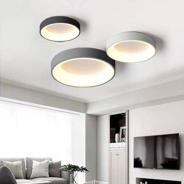 Nowoczesna lampa sufitowa LED do salonu/sypialni. Elegancki design, idealne oświetlenie wnętrz.