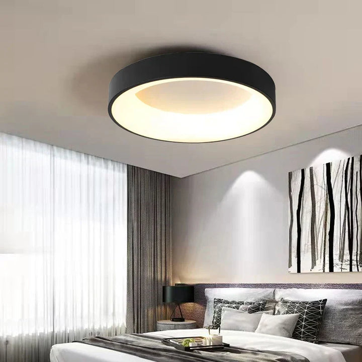 Designerska lampa sufitowa LED. Nowoczesne oświetlenie do salonu, sypialni i innych pomieszczeń.