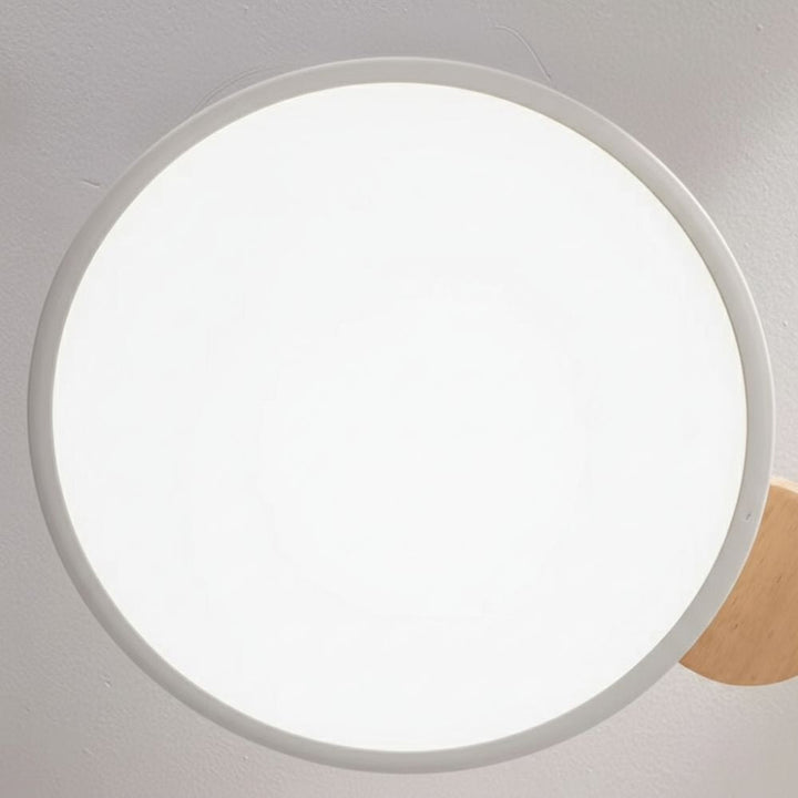 Trójkolorowa lampa sufitowa LED do biura, efektywne i stylowe oświetlenie.