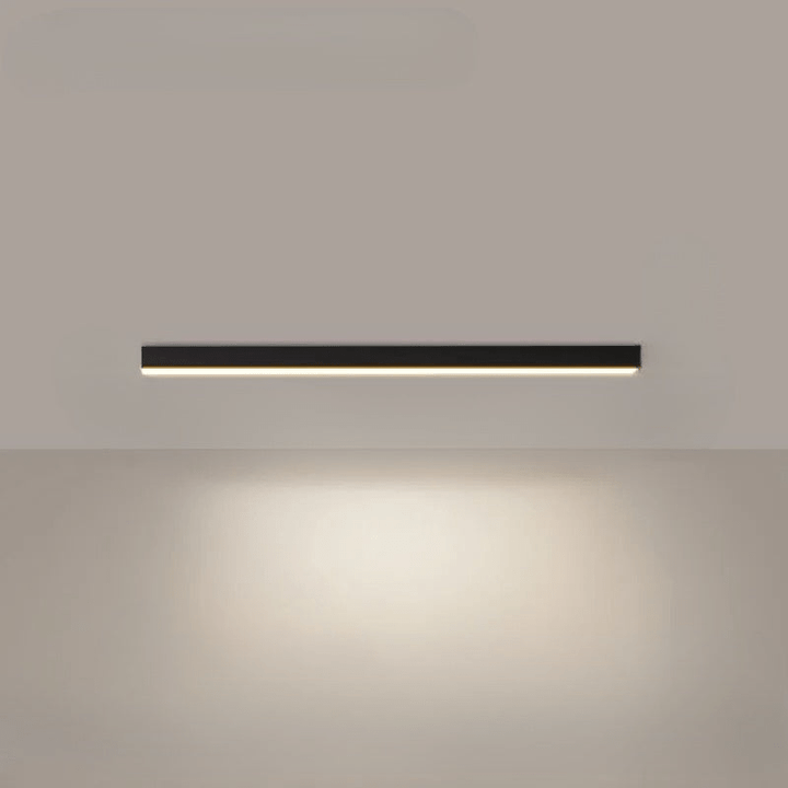 Jasna biała lampa sufitowa LED, energooszczędna, ściemnialna do salonu.
