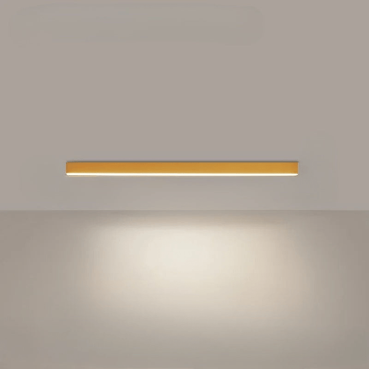 Eleganckie oświetlenie sufitowe LED, nowoczesna złota lampa, designerska.