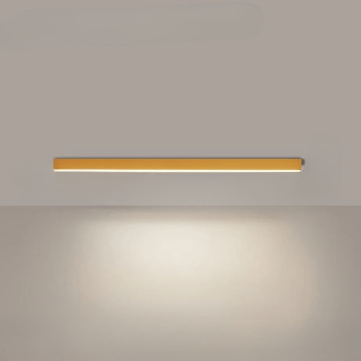 Lampa sufitowa LED, czarna, minimalistyczna, jasne i funkcjonalne światło.