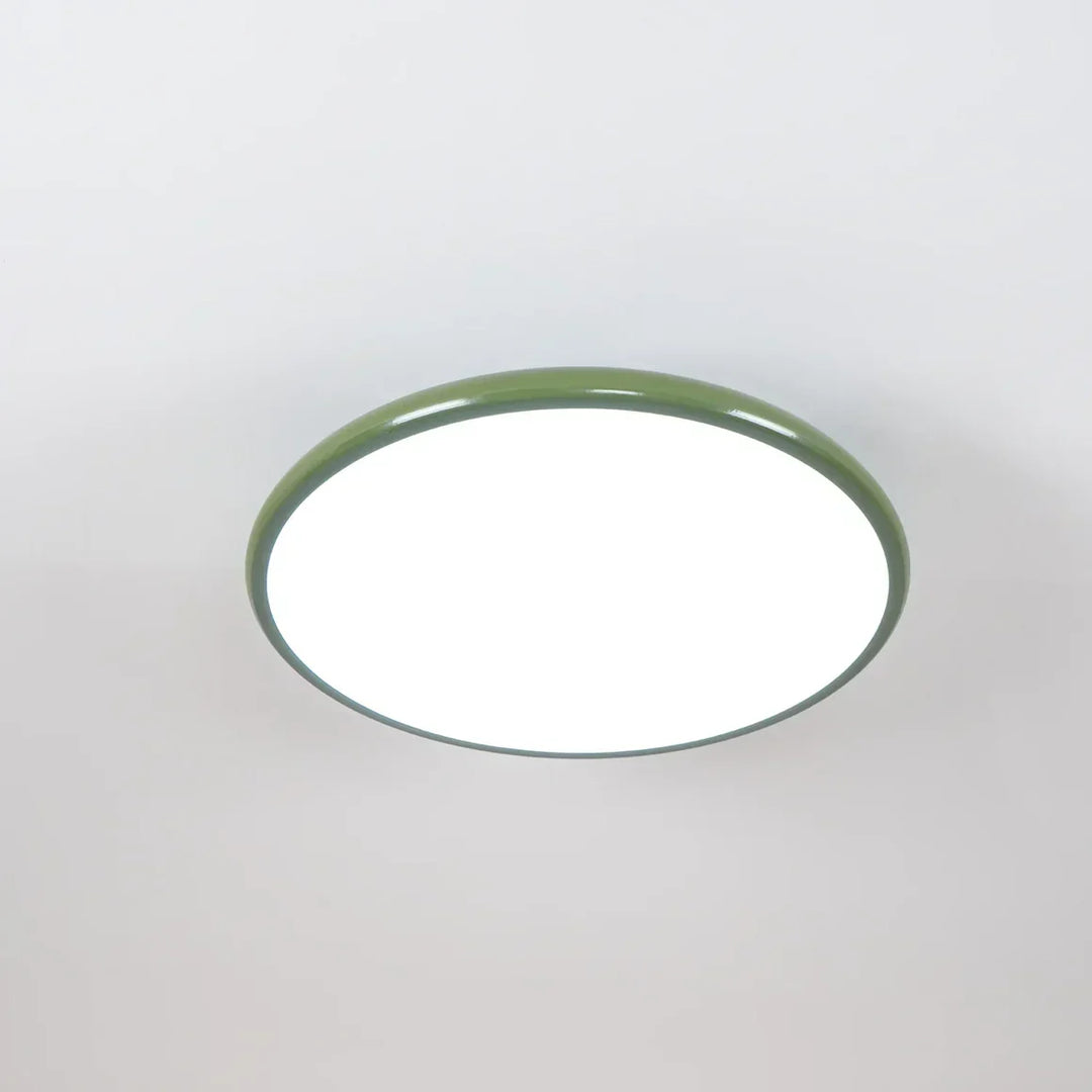 Beżowa designerska lampa sufitowa LED, regulowany plafon natynkowy do salonu. Eleganckie światło.