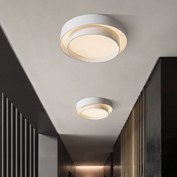 Lampa sufitowa LED okrągła, z pilotem, nowoczesne oświetlenie do sypialni.