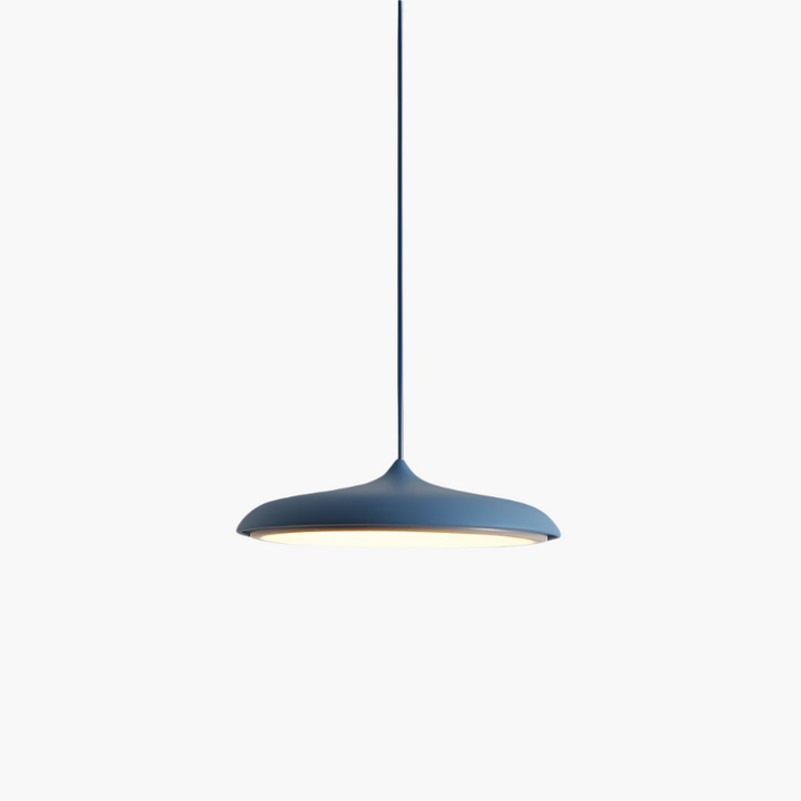Lampa LED sufitowa okrągła, nowoczesna, styl skandynawski, do jadalni, energooszczędna.