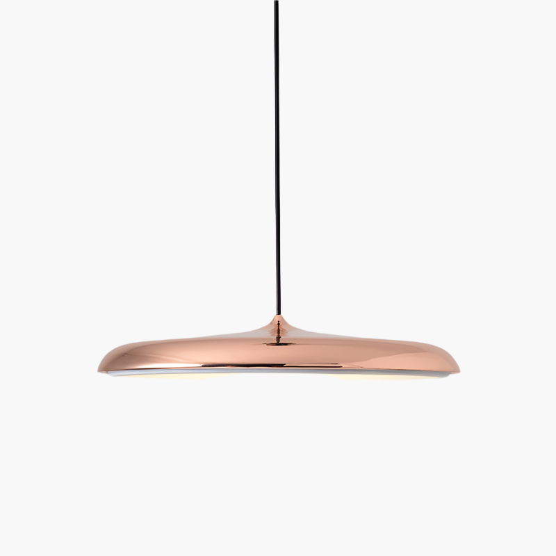 Skandynawska lampa sufitowa LED, energooszczędny dysk, nowoczesne oświetlenie pokoju.