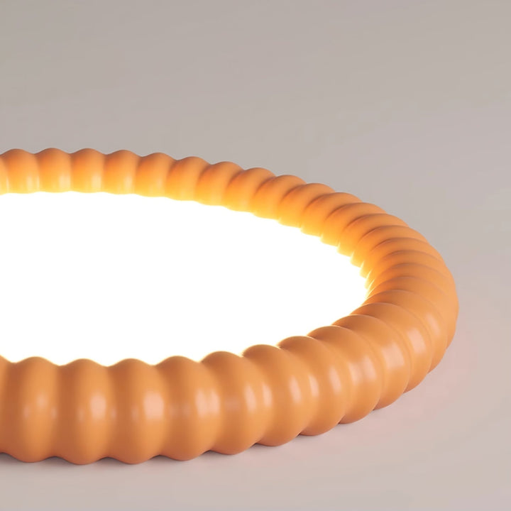 Lampa sufitowa LED z symetrycznym designem, nowoczesne i energooszczędne oświetlenie.
