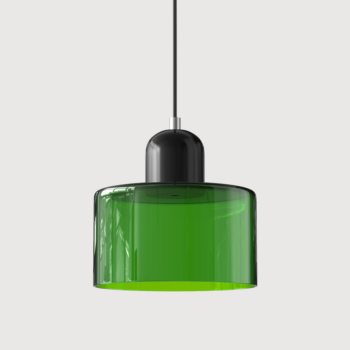 Nowoczesna lampa sufitowa szklana, geometryczny wzór, styl Bauhaus, wysokiej jakości.