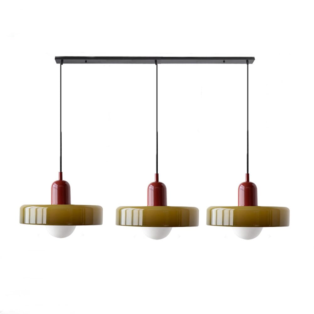 Designerska lampa wisząca, regulowana wysokość. Oświetlenie do jadalni.
