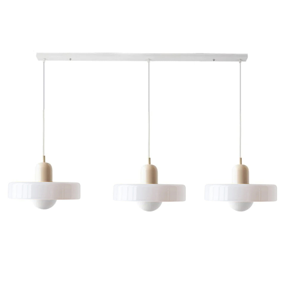Lampa sufitowa z regulowaną wysokością. Eleganckie oświetlenie jadalni.