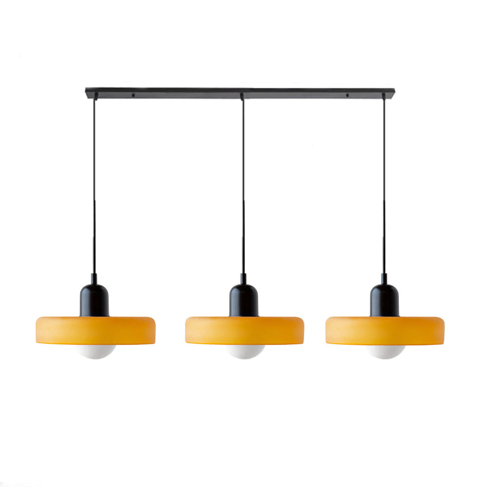 Regulowana lampa wisząca, 3 klosze. Nowoczesna dekoracja.