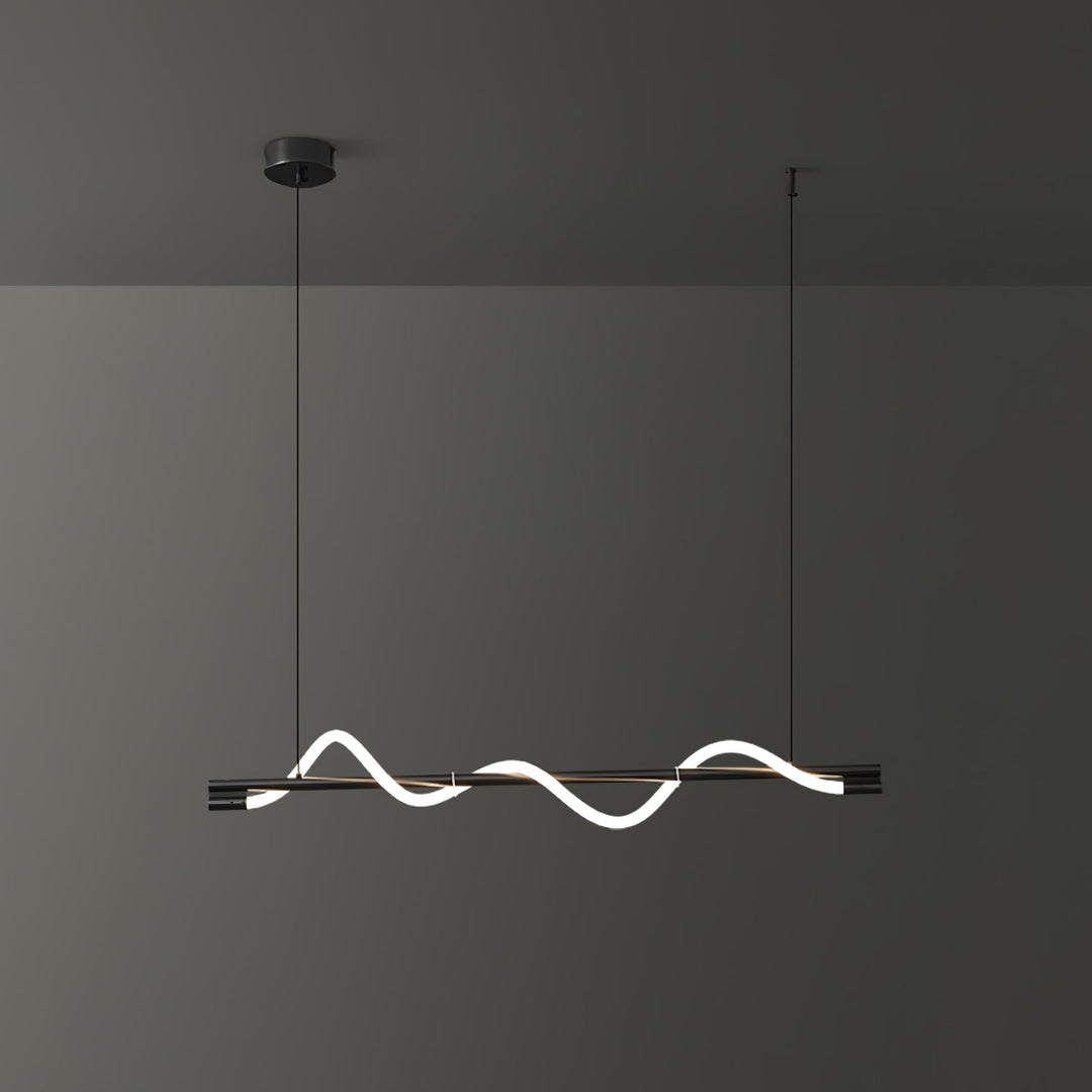 Lampa wisząca LED, mosiądz, styl industrialny, do kuchni.