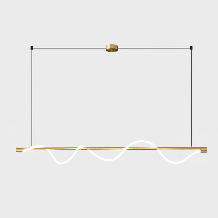 Lampa wisząca LED, czarna, ściemniana, do jadalni.