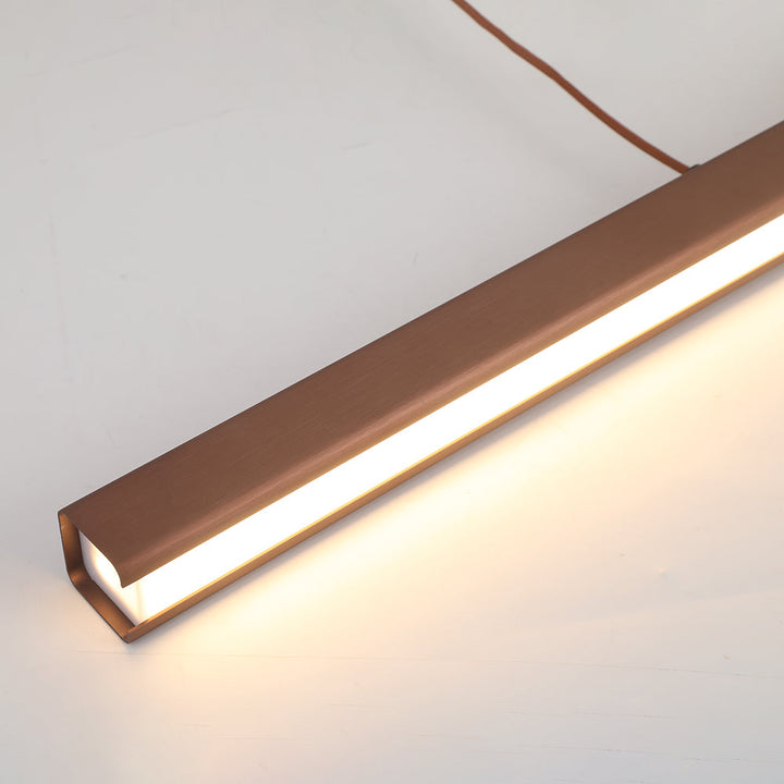 Lampa wisząca LED liniowa. Nowoczesne, eleganckie oświetlenie sufitowe do wnętrz.